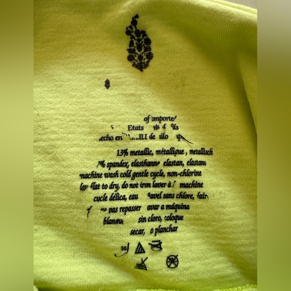 Free People neon yellow/green sports bra - Picture 10 of 10